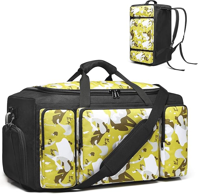 4-Way Gym Bags for Men Gym Duffle Bag Sports Duffle Bag Backpack by CicoRider