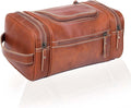 VC VINTAGE COUTURE Leather Toiletry Bag by VCVINTAGECOUTURE
