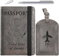 Passport Holder With Luggage Tag Travel Essentials Passport Cover Wallet RFID by PASCACOO