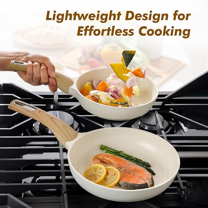 SENSARTE Ceramic Nonstick Frying Pan Skillet 11Inch Non Stick Omelette Pans - Image 3