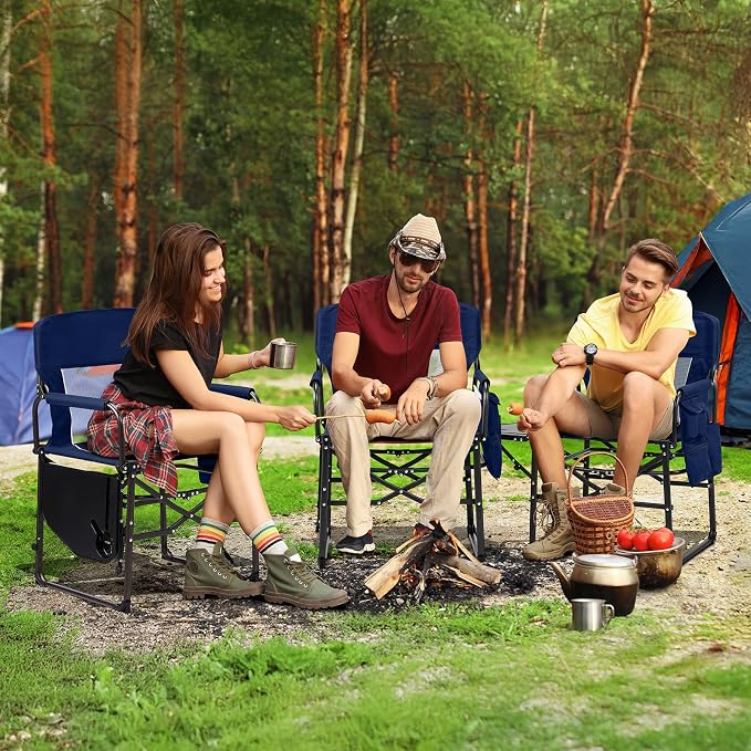 VINGLI Camping Chairs, Directors Chair, Camping Chair - Image 7