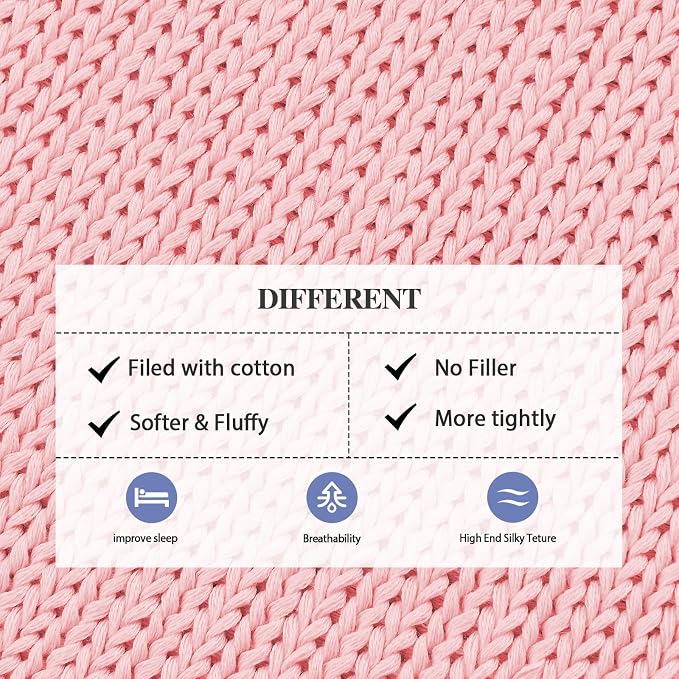 L'AGRATY Knitted Weighted Blanket - Image 4