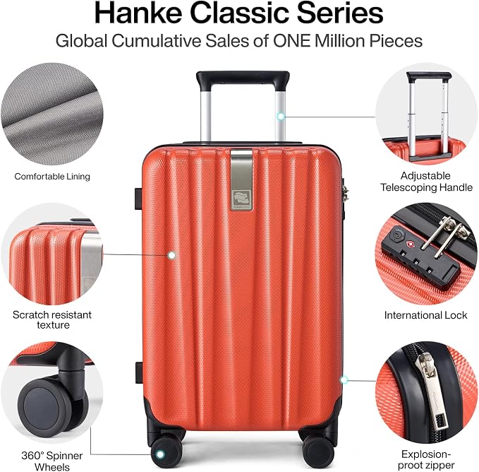 Hanke 24 Inch Luggage Suitcases - Image 3