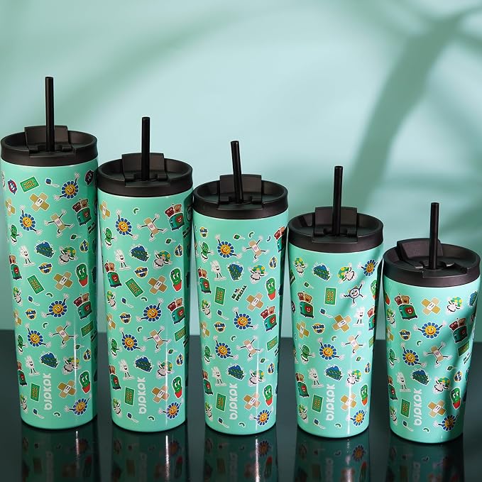BJPKPK 26oz Tumbler With lid And Straw Stainless Steel Travel Coffee Mug Insulated Tumblers Cups,Hawaii Fruits Purple - Image 5