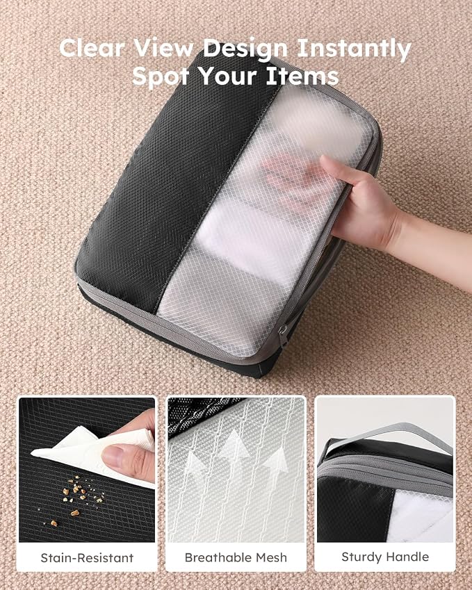 9 Set Compression Packing Cubes - Image 3