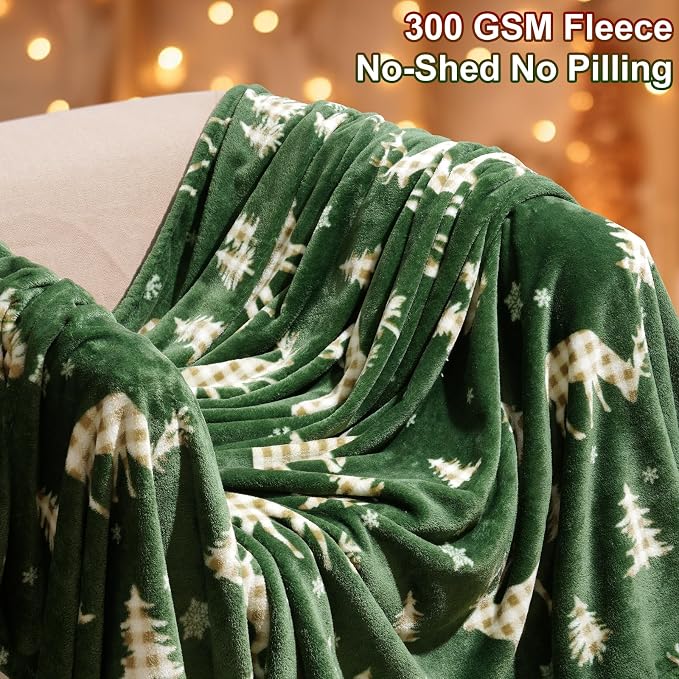 PHF Printed Fleece Blanket King Size, No Shed No Pilling Ultra Soft Plush Cozy - Image 3