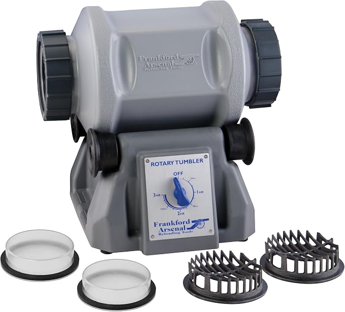 Frankford Arsenal Rotary Tumbler and Accessories with Media Separator, Cleaning Essentials, For Brass Cleaning, Reloading, and Gunsmithing - Image 3