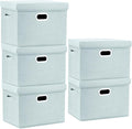 TYEERS Large Storage Bins with Lids, Collapsible, Fabric Storage Boxes by StorageOrganization