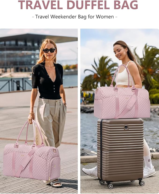 Women Duffle Weekender Travel Bag: Large Duffel Bags - Image 8