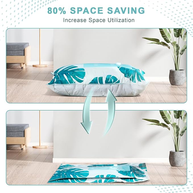 20 Pack Vacuum Storage Bags for Clothing Travel - Image 3