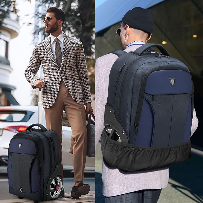 Rolling Backpack, Waterproof Backpack - Image 6