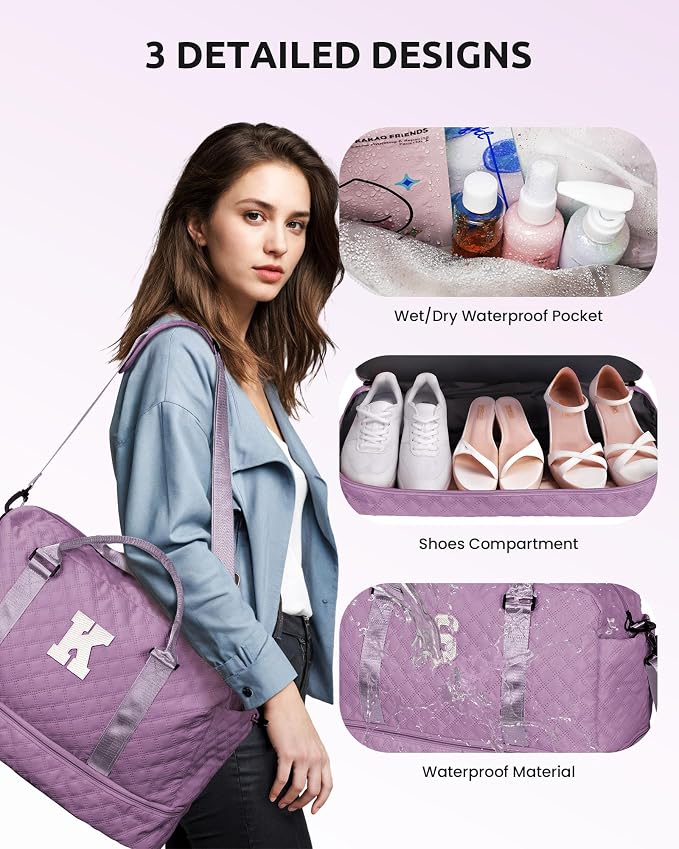 Weekender Bags for Women Travel, Personalized Weekender Bag - Image 7