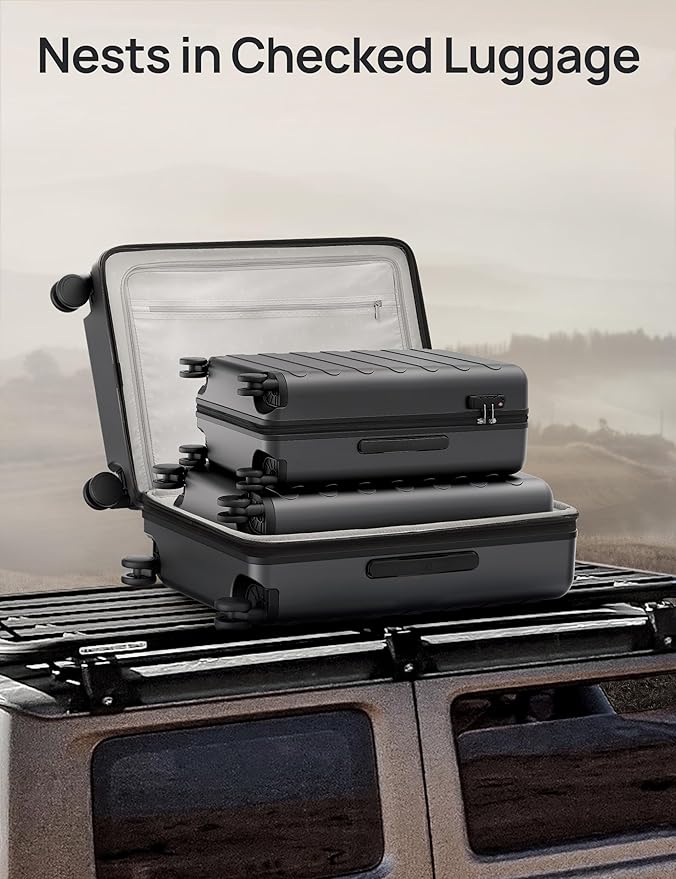 Carry on Luggage 22 X 14 X 9 Airline Approved, 20 Inch Luggage - Image 6