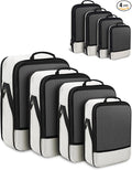 4 PCS Set Compression Packing Cubes by SDGFUI