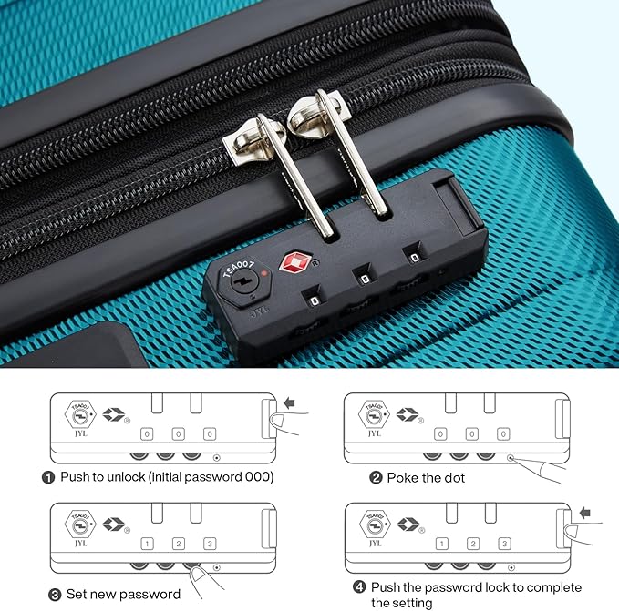 Hanke 20 Inch Expandable Carry on Luggage 22x14x9 Airline Approved Lightweight - Image 8