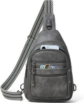 Sling Bag for Women Crossbody Bags Sling Purse Cross Body Backpack Vegan by Leresas