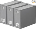 SpaceAid 3 Pack Bed Sheet Organizers and Storage, Foldable Sheet Organizer by SpaceAid