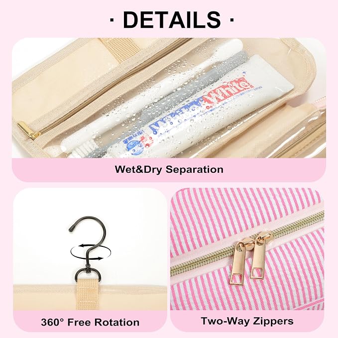TOPEAST Travel Toiletry Bag for Women - Image 3