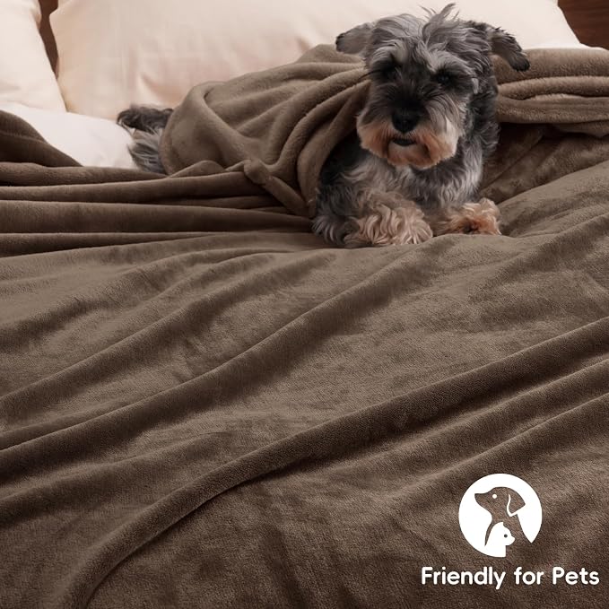 PHF Ultra Soft Fleece Blanket King Size, No Shed No Pilling Luxury Plush Cozy - Image 5