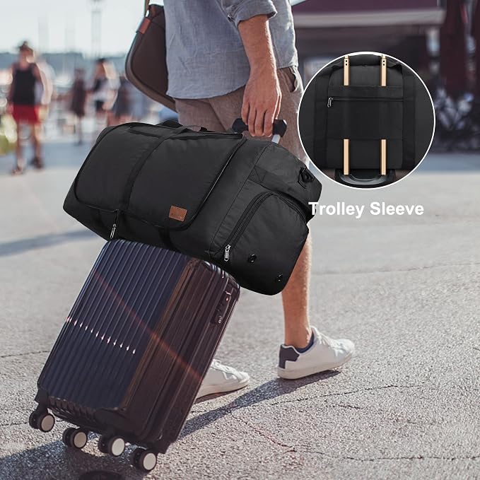 120L Duffle Bag for Travel, Large Foldable Waterproof Travel Duffel Bags - Image 6