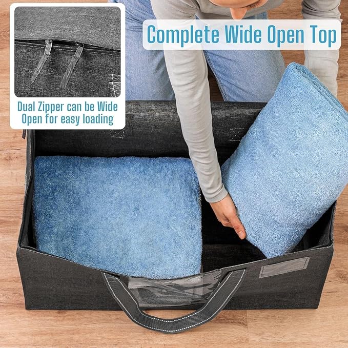 VENO 10 Pack Moving Bags, Comforter and Blanket Storage Bags - Image 2
