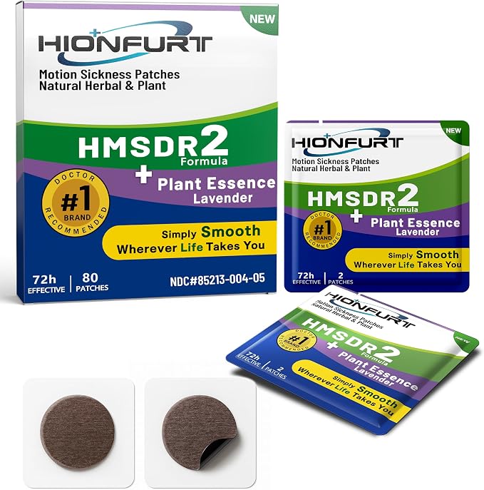 HMSDR2 80ct Motion Sickness Patches by HIONFURT