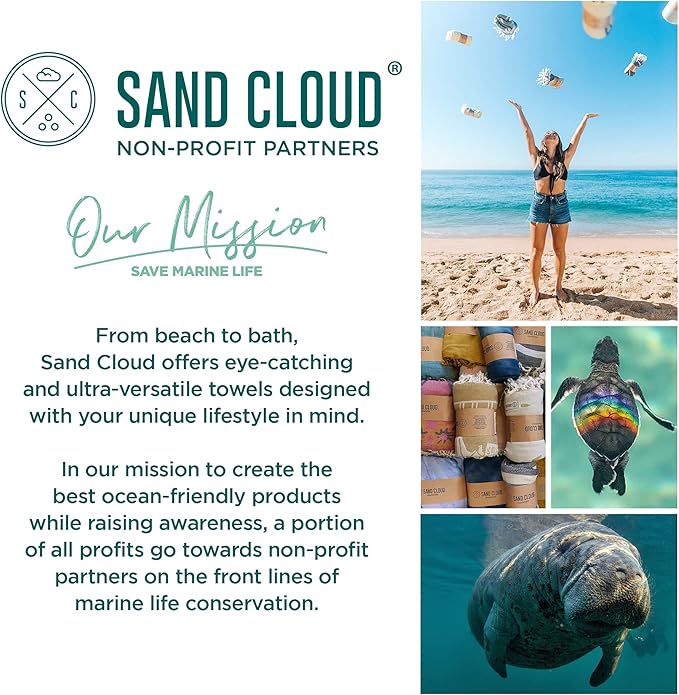Sand Cloud Extra Large Turkish Beach Towel - Image 6