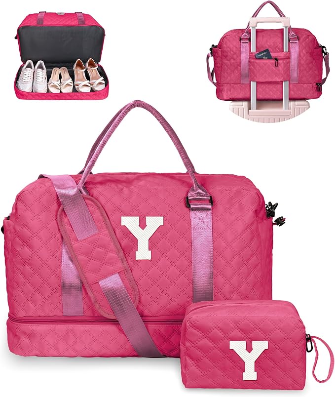 Gifts for Women-Gift Ideas for Woman, Initial Travel Bag by Vogewood