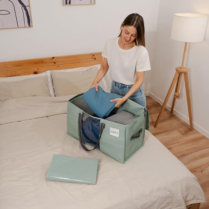 VENO 8 Pack Moving Bags, Comforter and Blanket Storage Bags - Image 2