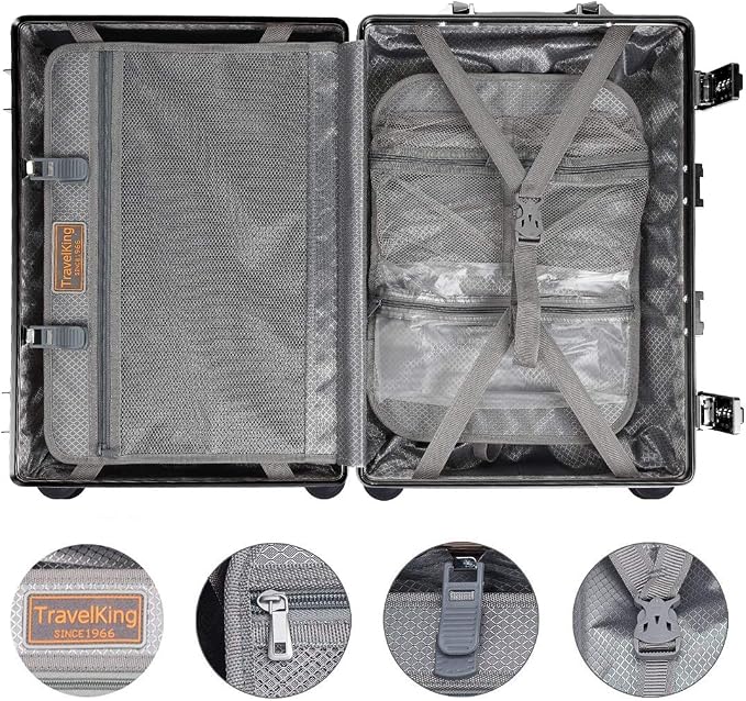 TRAVELKING All Aluminum Luggage - Image 4