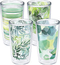 Tervis Yao Cheng Green Crystal Made in USA Double Walled Insulated Tumbler Travel Cup Keeps Drinks Cold & Hot, 16oz 4pk, Green Collection by TervisTumblerCompany