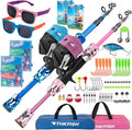 Kids Fishing Pole Set, Telescopic Fishing Rod Reel Combo Kids Starter Kit by THKFISH