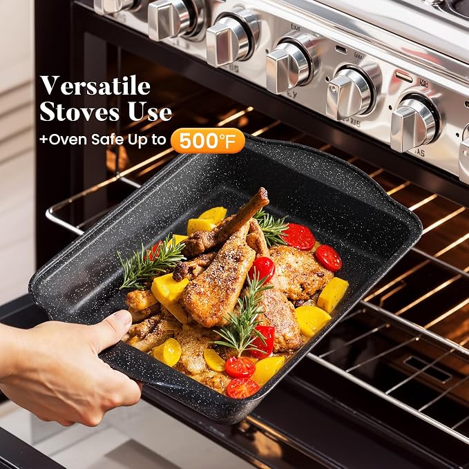 Kitchen Induction Cookware & Bakeware Set - Image 3