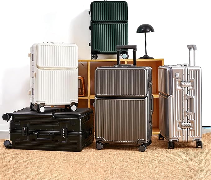 2-Piece Hardshell Zipperless Luggage Set, 20/26" Aluminum Frame Hardshell - Image 9