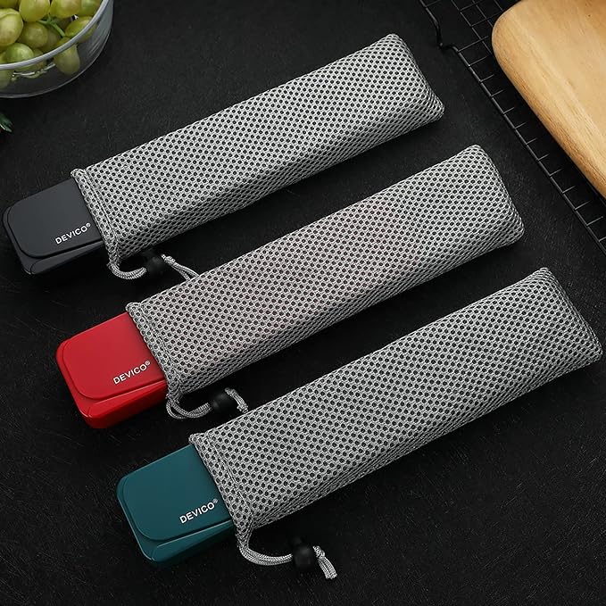 DEVICO Travel Utensils, 18/8 Stainless Steel Portable Reusable Camping - Image 6