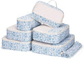 Narwey 7 Set Floral Packing Cubes by Narwey