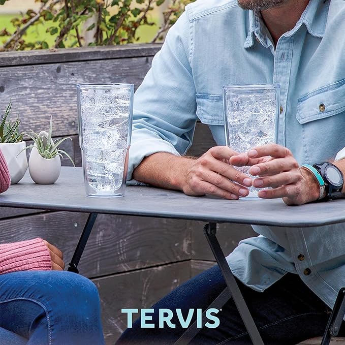 Tervis Blue Endless Butterfly Made in USA Double Walled Insulated Tumbler Travel Cup Keeps Drinks Cold & Hot, 24oz, Classic - Image 7