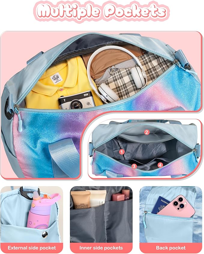 Gift Ideas for Kids Girls-Girl Gym Bag - Image 5