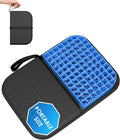 Gel Travel Seat Cushion, Portable Airplane Seat Cushion, 14.5" x 10.5" Thick & by JarryStart