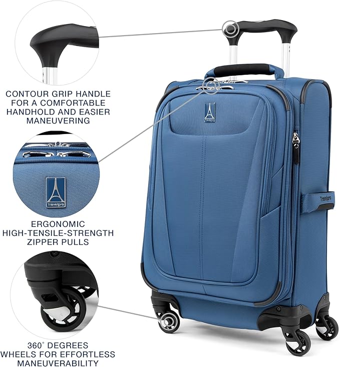 Travelpro Maxlite 5 Softside Expandable Carry on Luggage - Image 2