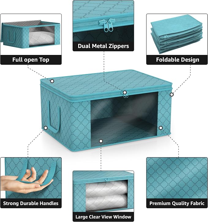 Sorbus Medium Clothes Storage Bags - Image 6