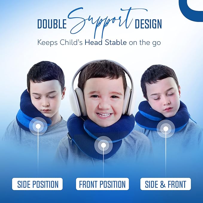 BCOZZY Kids Travel Neck Pillow- Patented Soft Toddler Pillow - Image 3