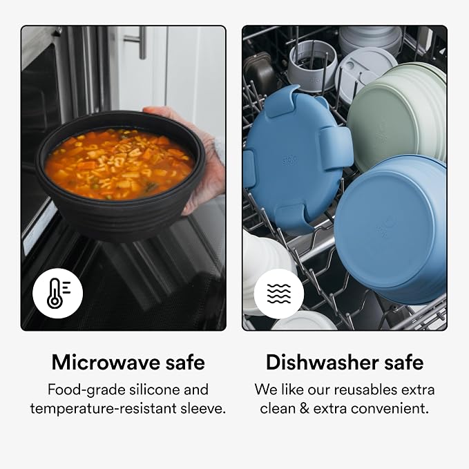 STOJO Collapsible Bowl 5 Set - Image 3