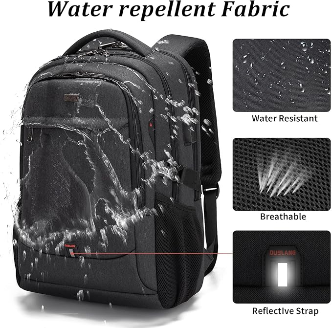 DUSLANG 17 Inch Laptop Backpack - Image 5