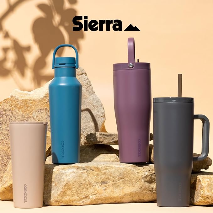 Corkcicle Classic Tumbler - Keeps Drinks Cold for 9 Hours & Hot for 3 - Triple-Insulated Stainless Steel - Holiday Tumbler Gift - 24 oz - Desert - Image 8