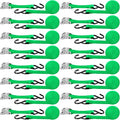 16 Pcs Cambuckle Tie Down Straps 1763lbs Break Strength Securing Straps 1'' x by Riakrum