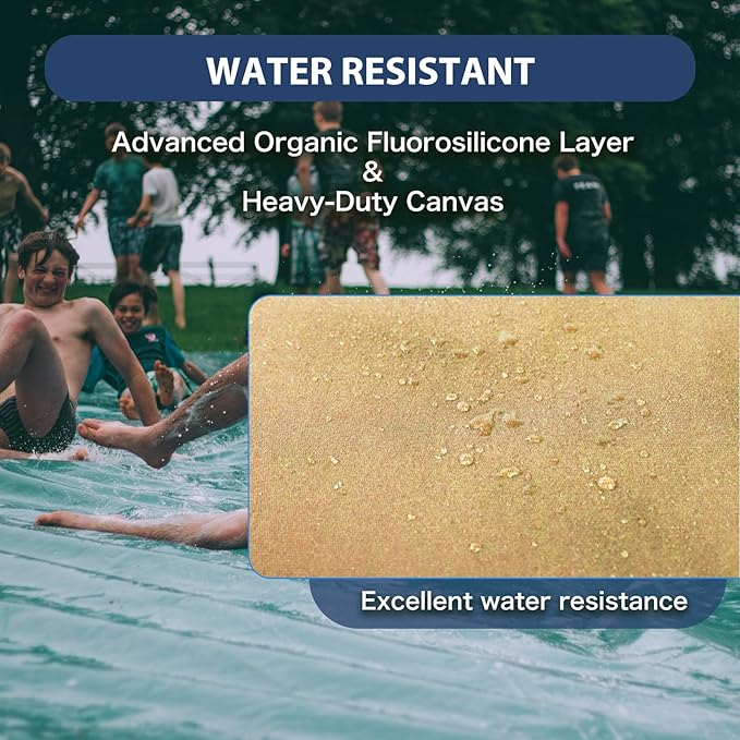 20’x20’ Canvas Tarp Heavy Duty Water Resistant Tarpaulins - Image 2