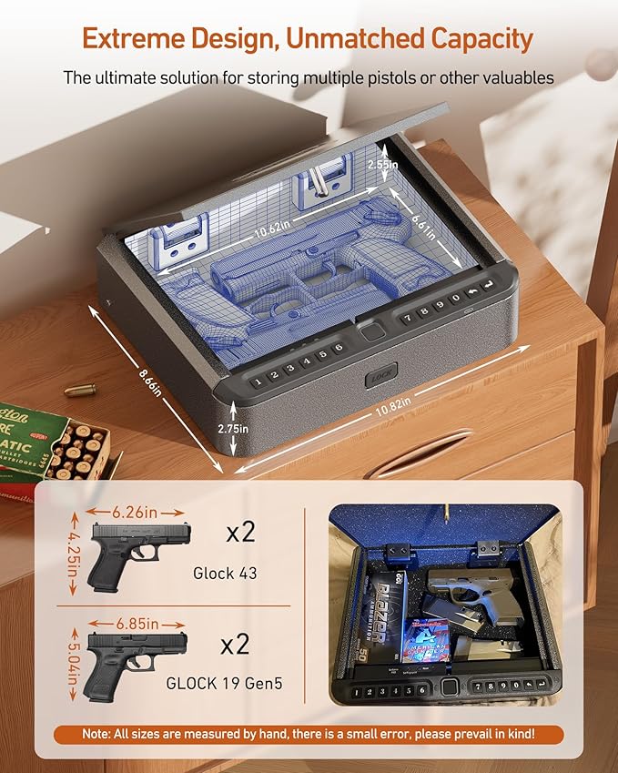 BILLCONCH Gun Safe for Handgun - Image 4
