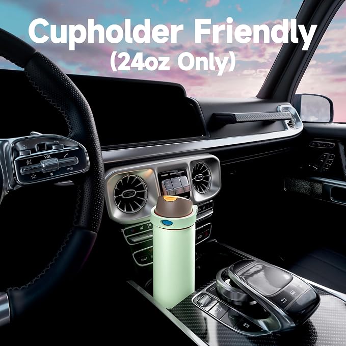 24 oz Insulated Water Bottle with Straw: Meoky Stainless Steel Metal Water Bottle with 2-in-1 Lid - Leak Proof, Cold for 24 Hours, Protective Silicone Base, BPA-Free for Sports Travel Car, Boneyard - Image 7