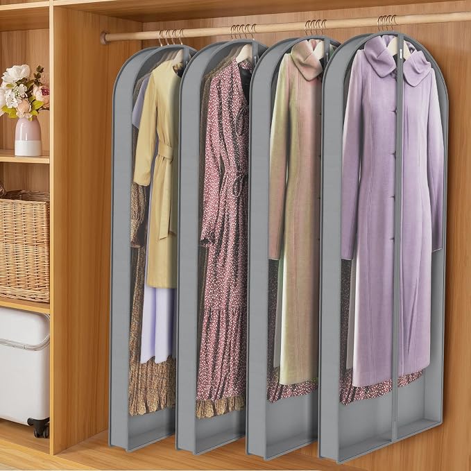 Zilink Luxury Breathable Fur Coat Storage Bags 60" Dress Bags - Image 2